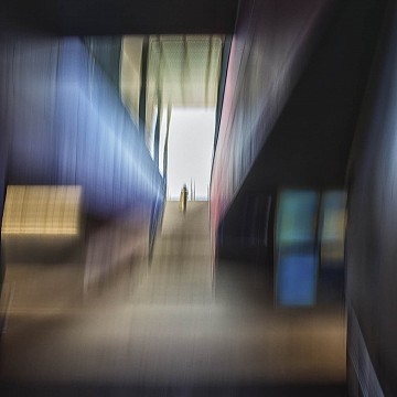 Gare de Malley, prise de vue en mouvement (ICM)