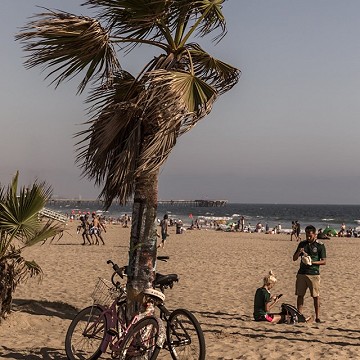 Santa Monica beach, Los Angeles