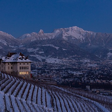 Collège de Chardonne et la dent de Jaman