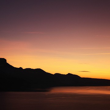 Couché de soleil sur le Léman I