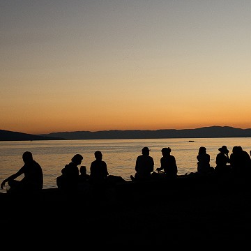 Sunset, Vevey