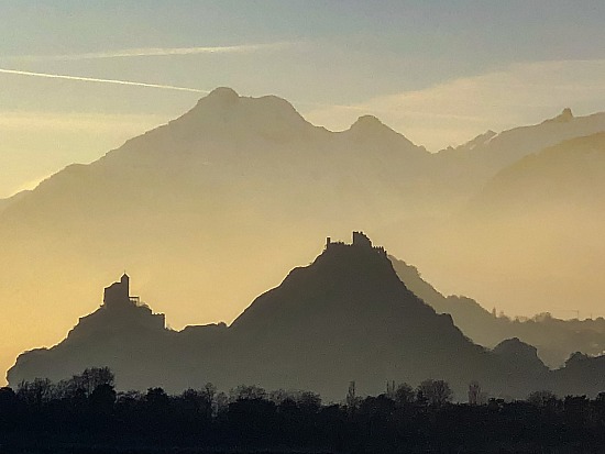 Les ombre de Valère et Tourbillon