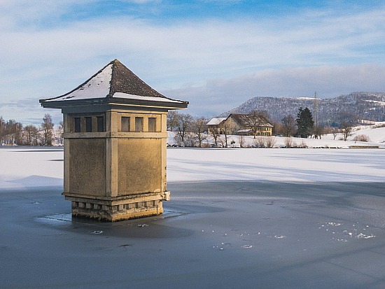 Hiver au Lac de Bret, Puidoux