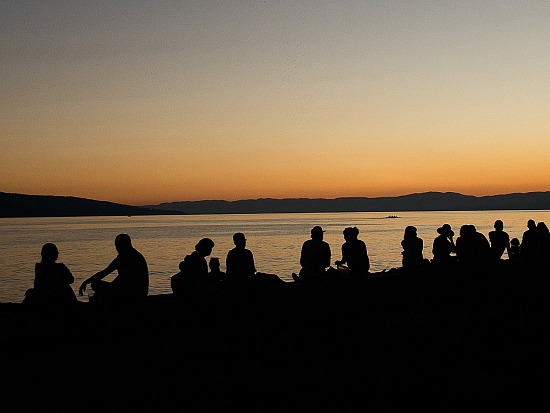 Sunset, Vevey